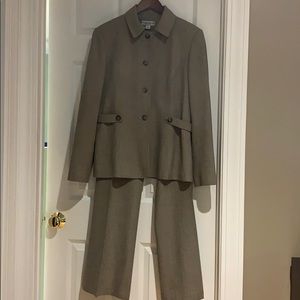 Interviewing?  Herring bone pants suit